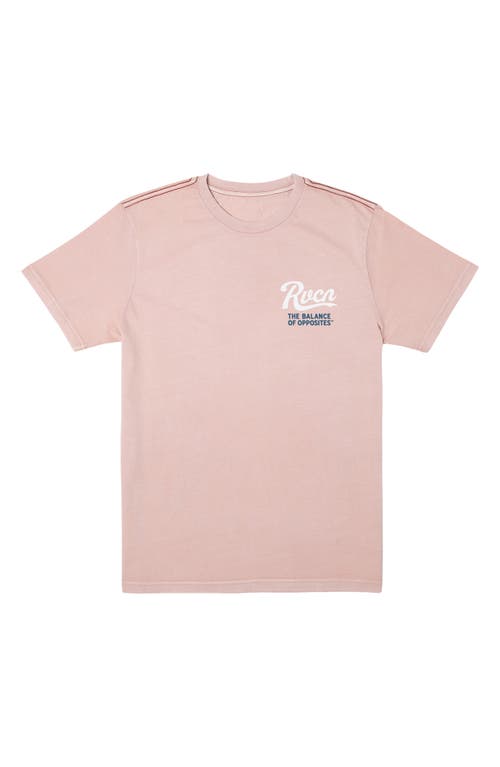 Pennantan Graphic T-Shirt in Pale Mauve