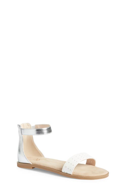 Yosi Samra Kids' Miss April Ankle Strap Espadrille Platform Wedge Sandal Light Bronze at Nordstrom, M