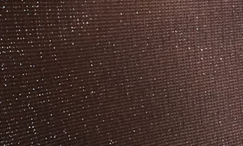 Nordstrom Metallic Control Top Tights In Black