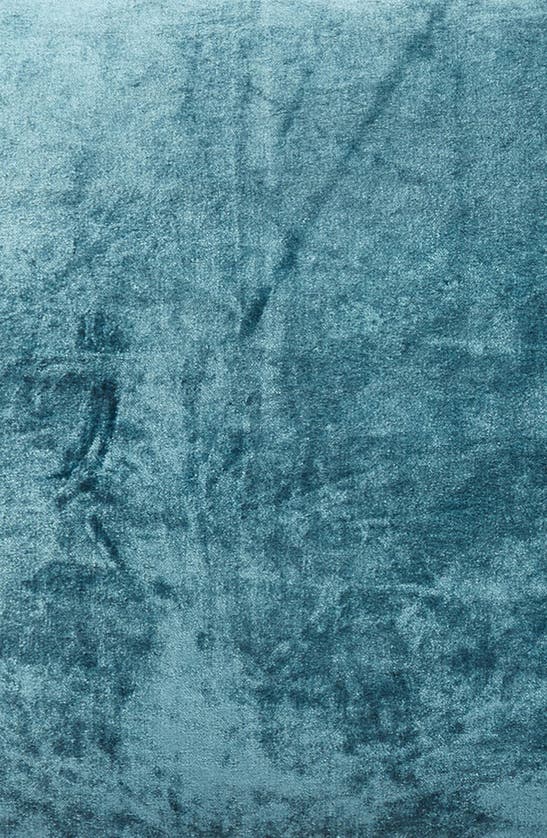 Nordstrom At Home Shimmer Velvet Sham In Teal Gazer