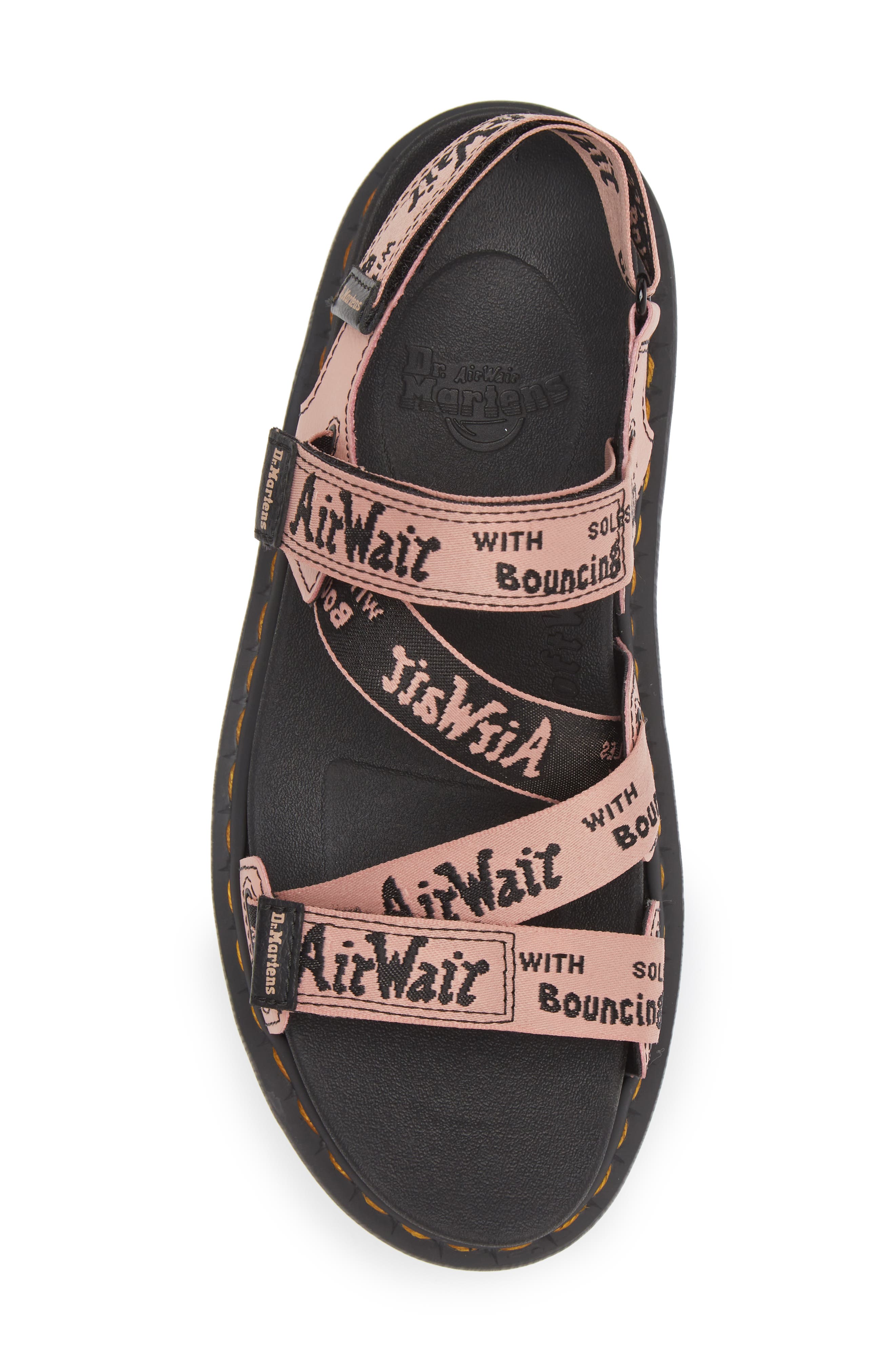 Dr. Martens Kimber Platform Strappy Sandal in Peach Beige | Smart