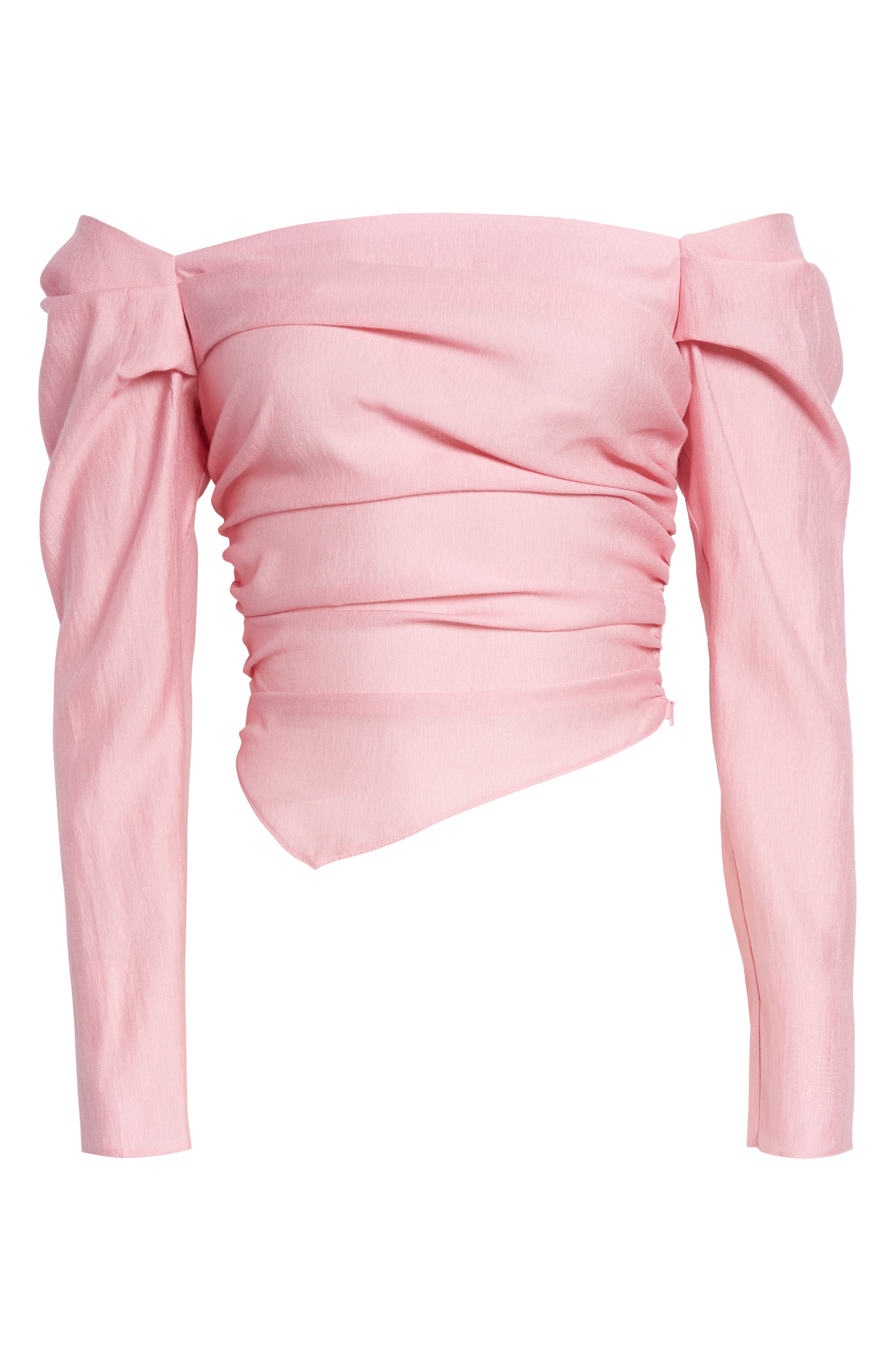 Topshop Long Sleeve Off the Shoulder 