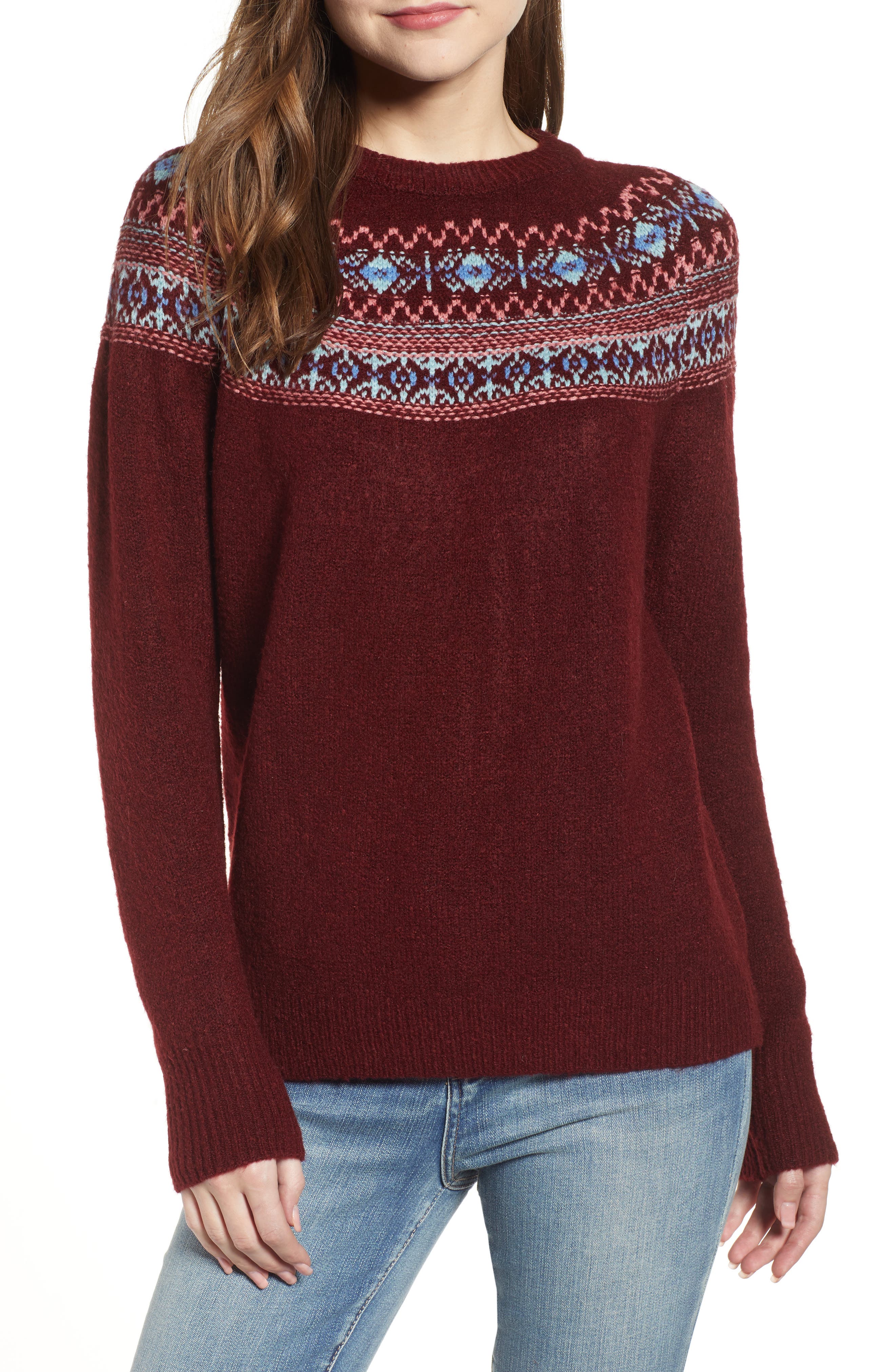 Cotton Emporium Fair Isle Sweater Nordstrom