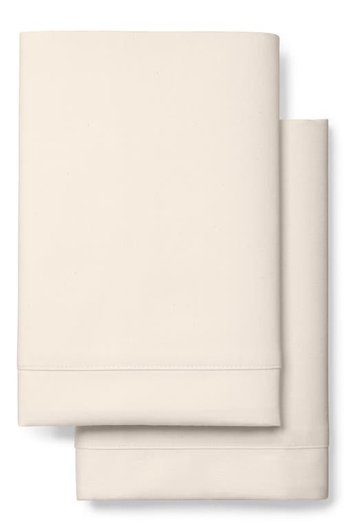 Boll & Branch Set of 2 Signature Hemmed Pillowcases in Natural at Nordstrom