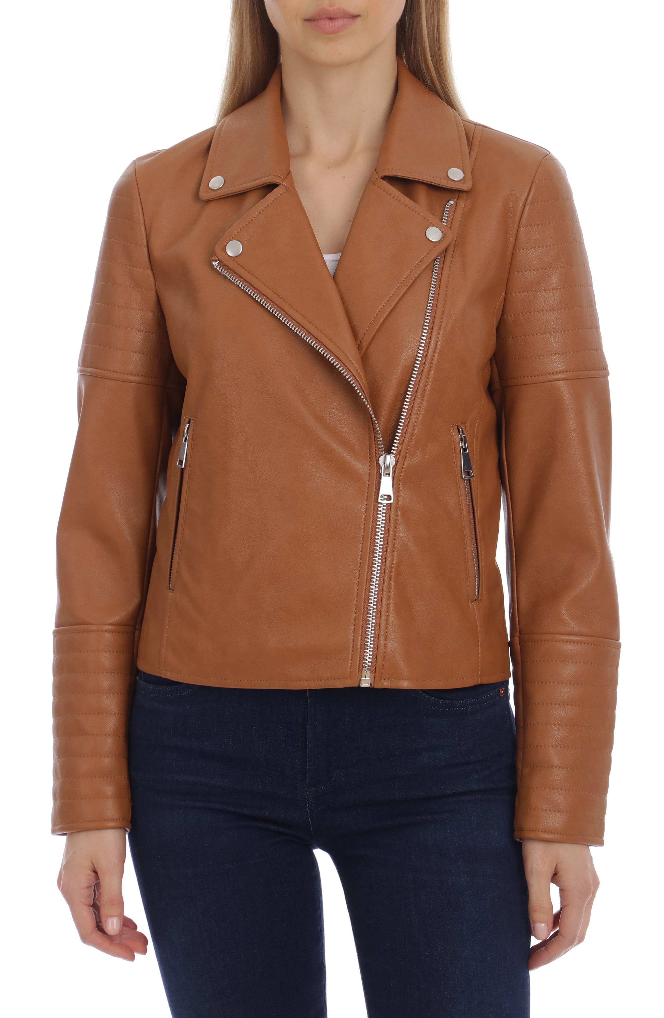 avec les filles leather jacket