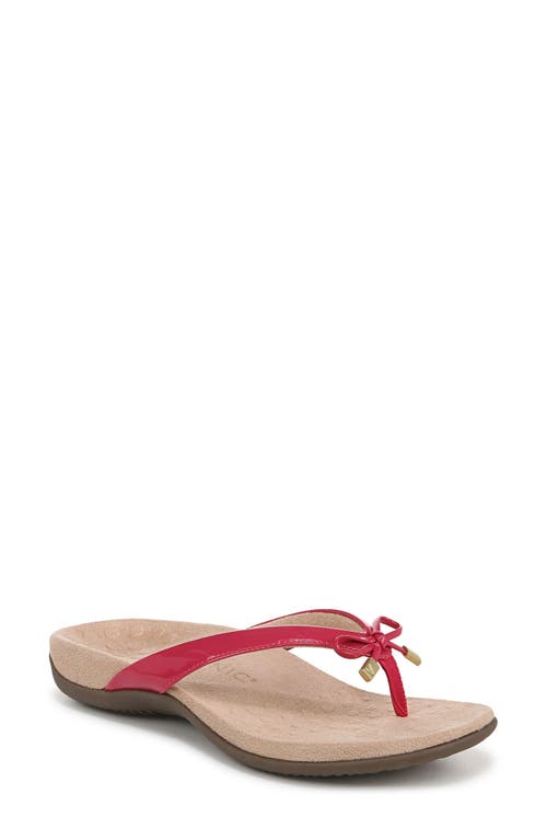 Shop Vionic Bella Ii Flip Flop In Viva Magenta