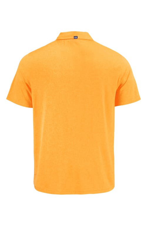 Shop Cutter & Buck Comfort Performance Jersey Polo In Orange Burst