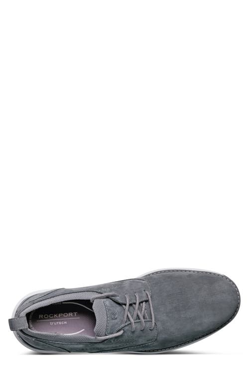 Shop Rockport Lukah Sock Derby In Medium Gray