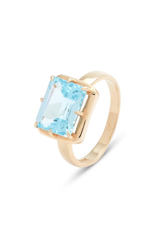 Anzie Cléo Daniela Blue Topaz Ring In Blue