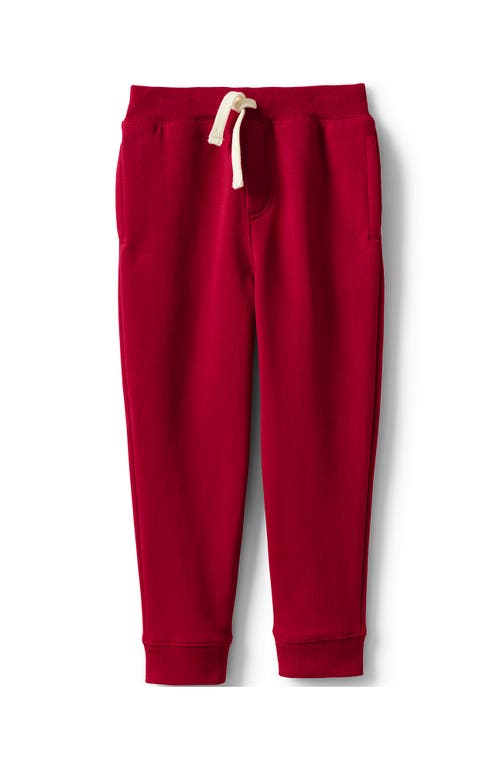 Lands' End School Uniform Kids Jogger Sweatpants In Red