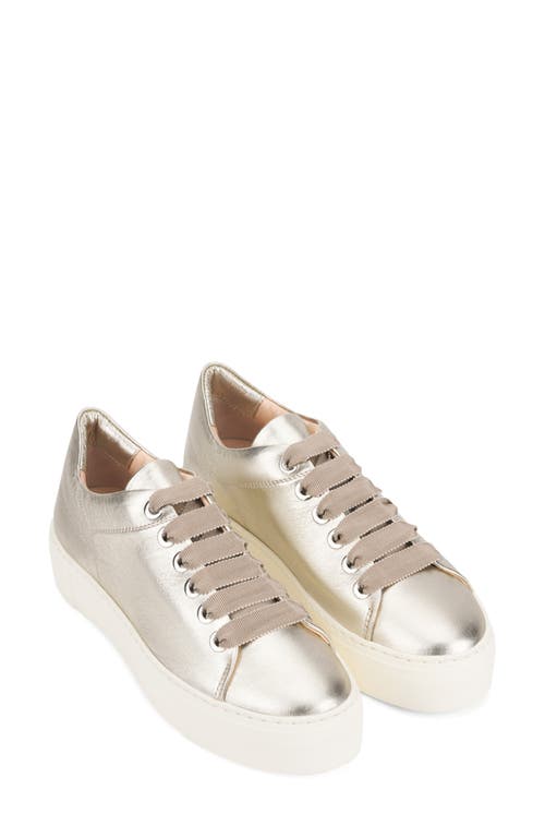 Shop Agl Attilio Giusti Leombruni Agl Parsy Platform Sneaker In Sandy-milk