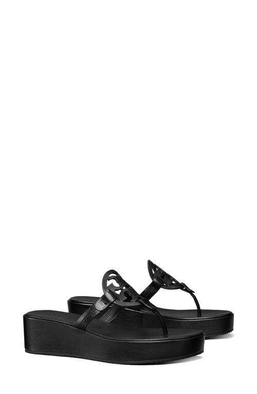 Tory Burch Miller Platform Wedge Thong Sandal at Nordstrom,