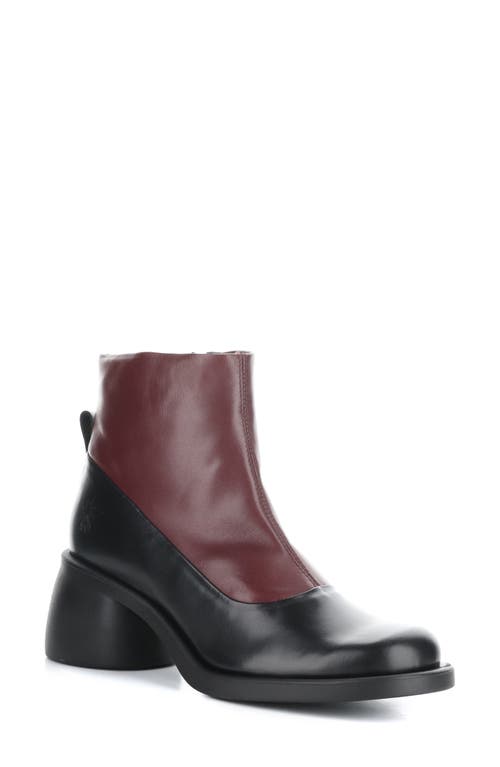 Shop Fly London Hint Boot In Black/wine