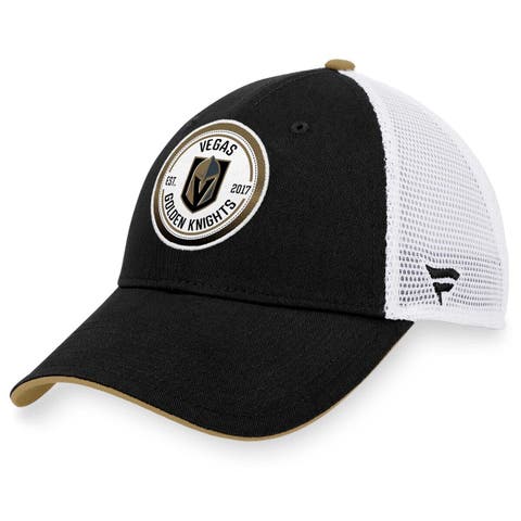 Men's Fanatics Branded  Black/White Vegas Golden Knights Iconic Gradient Trucker Snapback Hat