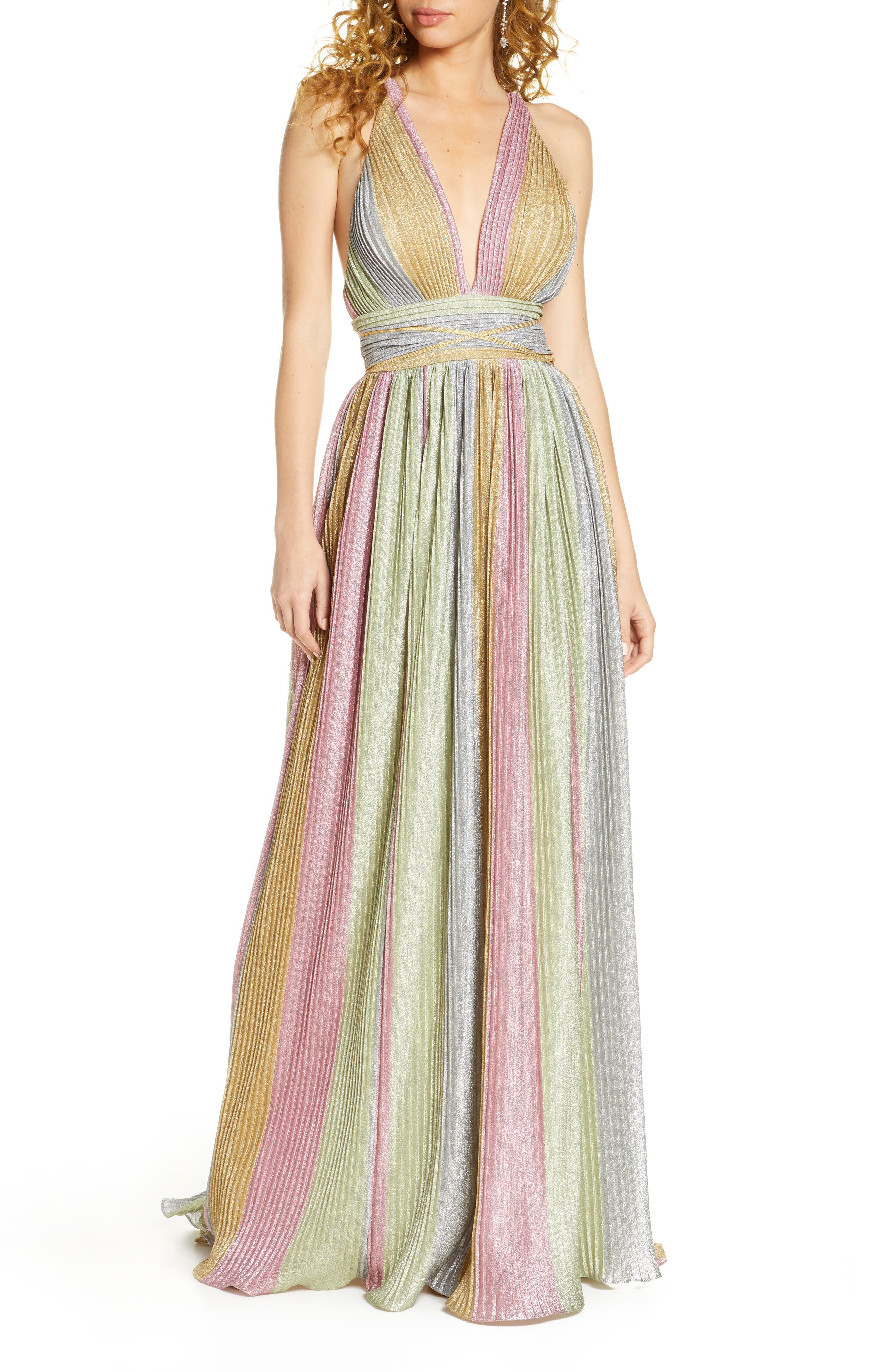 nordstrom rainbow wedding dress