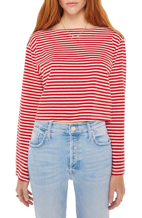 Striped Cotton Shirt - Pacific Blue/White Stripe