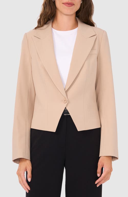 Halogenr Halogen(r) Cutaway Crop Blazer In Coastal Beige