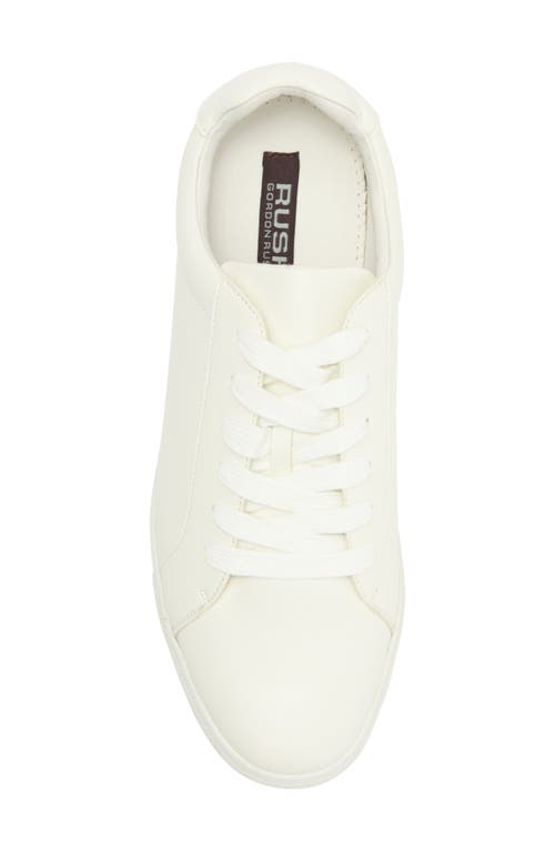 Rush By Gordon Rush Low Top Sneaker In White