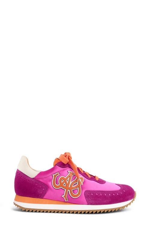 Shop The Office Of Angela Scott The Switzer Sneaker In Fuchsia