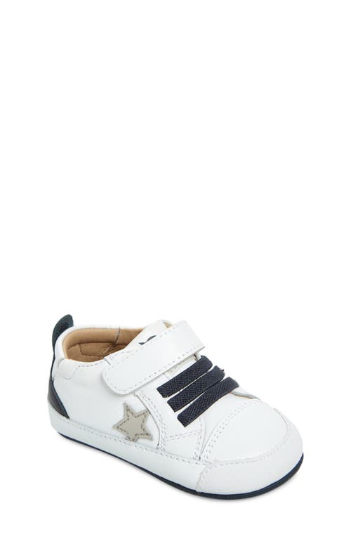 OLD SOLES Kids' Platinum Bub Sneaker Snow /Navy /Gris Sole at Nordstrom,
