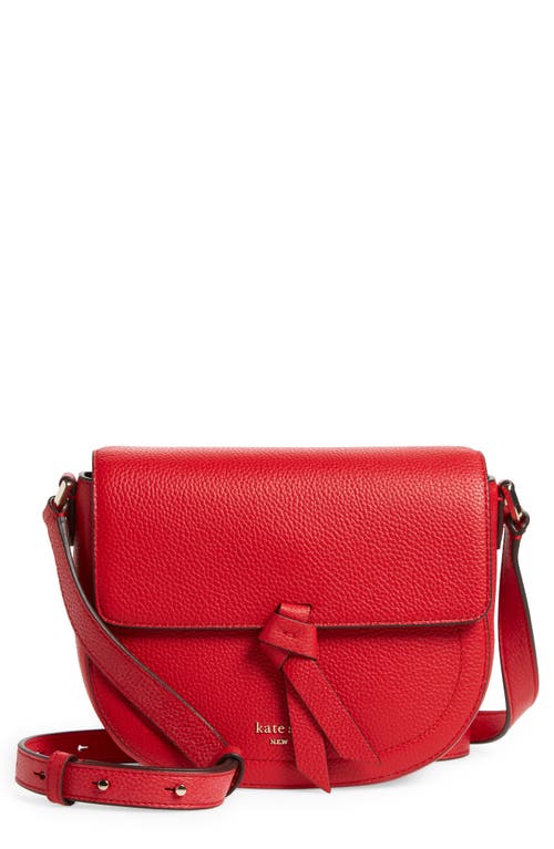 UPC 196021000119 product image for kate spade new york knott medium leather saddle bag in Lingonberry at Nordstrom | upcitemdb.com