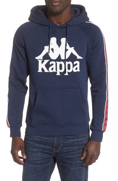 Kappa hoodie cheap navy blue