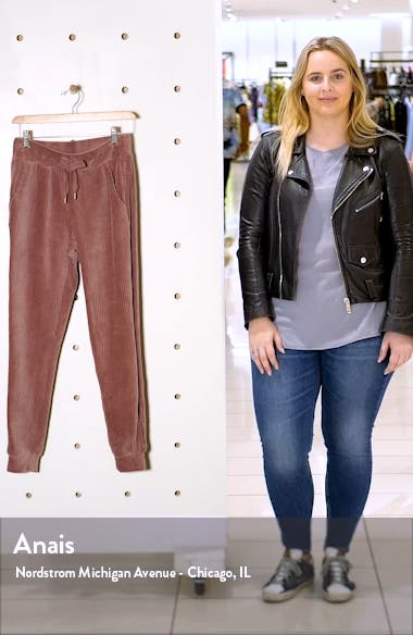 Zella Plush Corduroy Joggers | Nordstrom