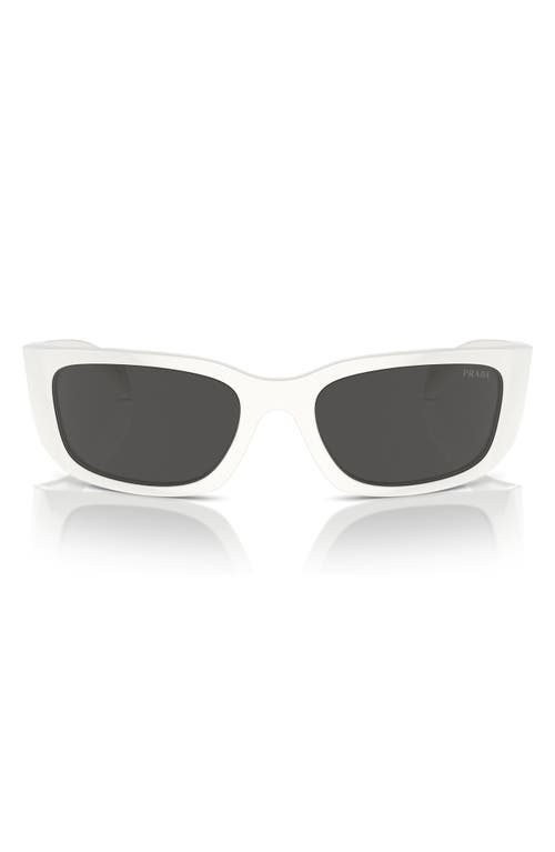 Prada 60mm Symbole Butterfly Sunglasses In Bone