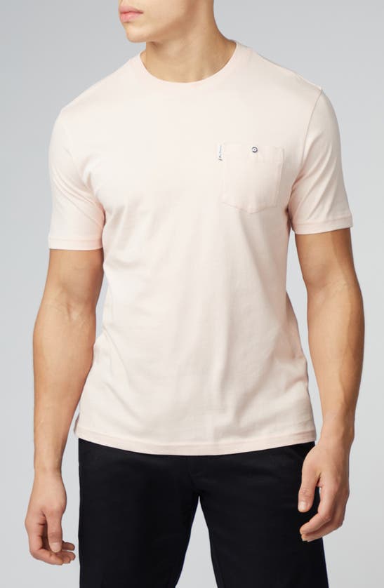 Shop Ben Sherman Signature Pocket T-shirt In Pale Pink