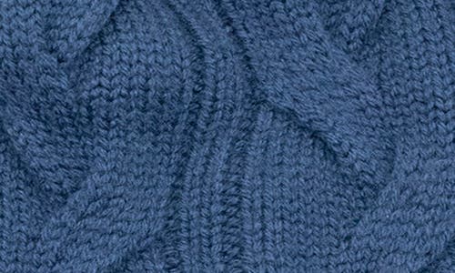 Portolano Cable Knit Cuff Beanie In Beany Navy