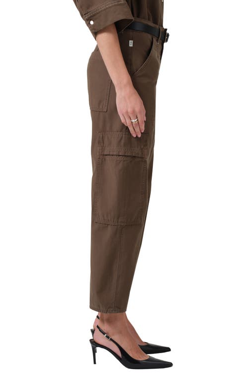 Citizens Of Humanity Marcelle Low Rise Barrel Corduroy Cargo Pants In Costes