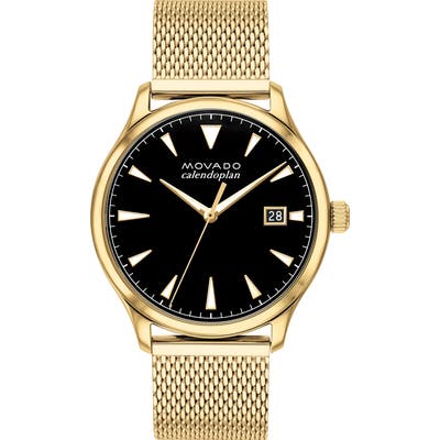 Movado Heritage Calendoplan Bracelet Watch, 40Mm