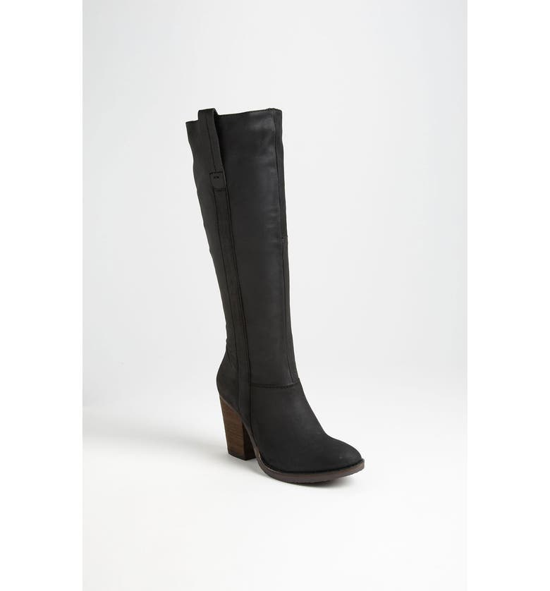 STEVE MADDEN 'Raingerr' Boot, Main, color, BLACK LEATHER