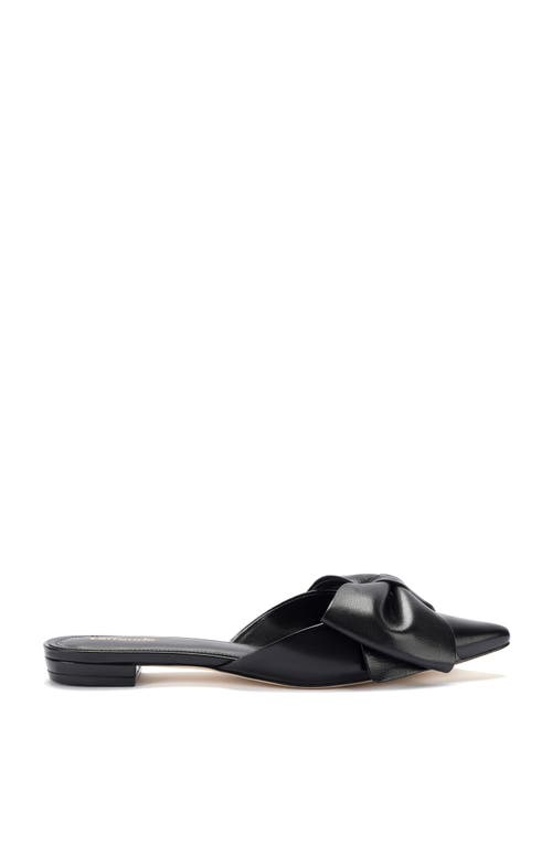 Shop Larroude Larroudé Elle Flat Mule In Black