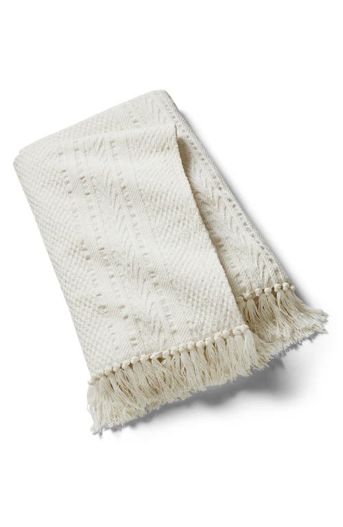 Ralph Lauren Erich Throw Blanket in White at Nordstrom, Size One Size Oz