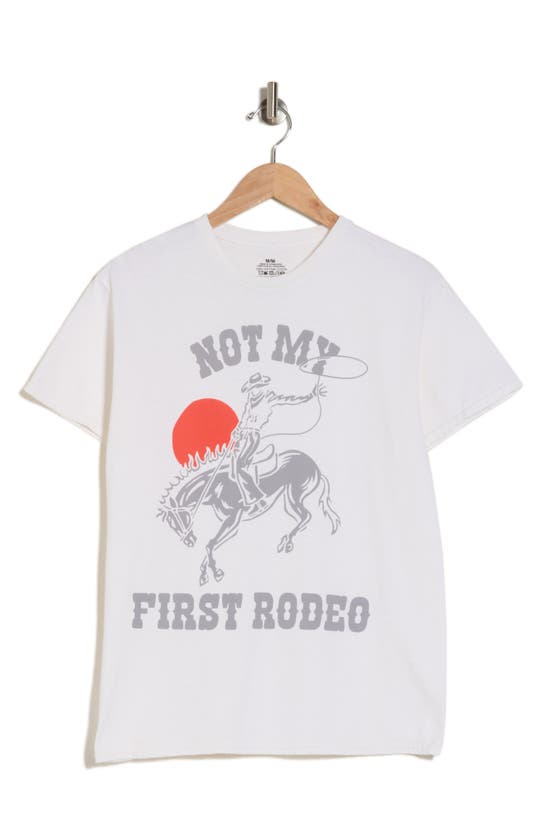 Shop Philcos Not My First Rodeo Graphic T-shirt In Natural Pigment