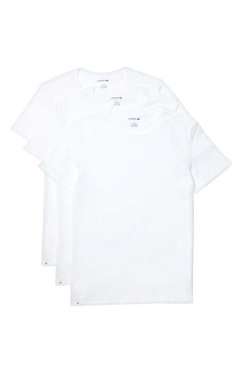 Lacoste 3-Pack Essentials Crewneck T-Shirts at Nordstrom,