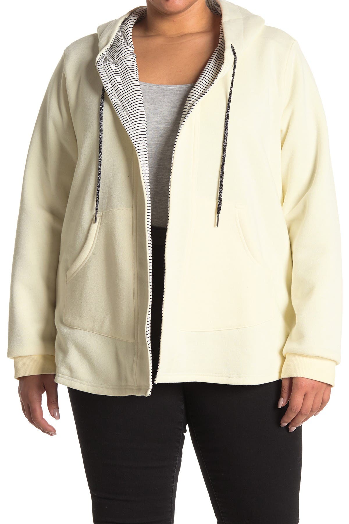 melloday striped hoodie