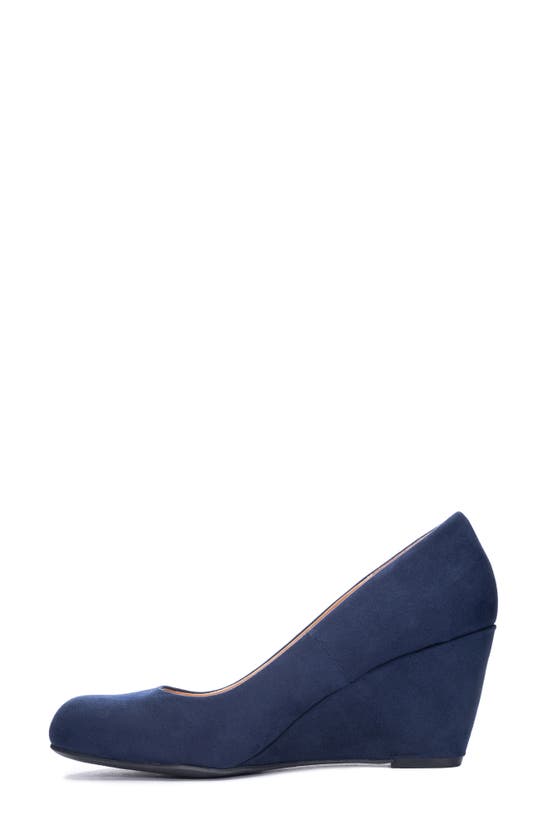 Shop Cl By Laundry Nima Wedge Pump In Navy