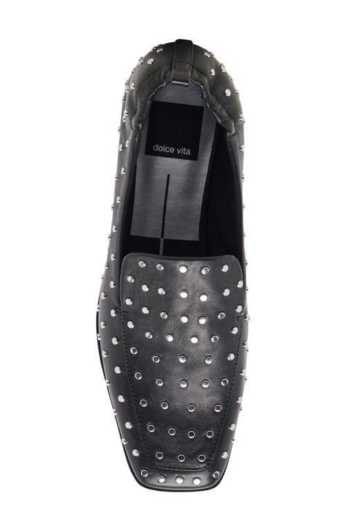 Shop Dolce Vita Beny Loafer In Black Studded Leather