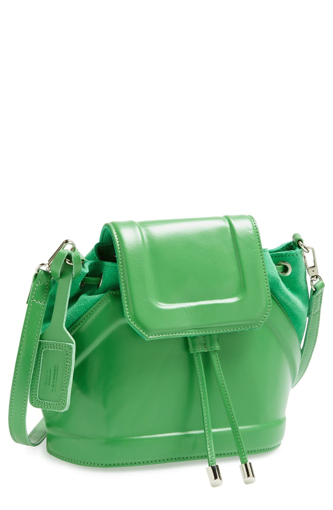 Leather & Suede Shoulder Bag Nordstrom