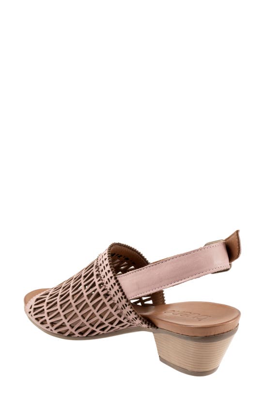 Bueno Lia Slingback Sandal In Dusty Mauve