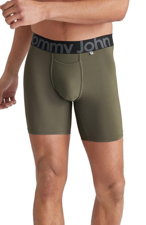 Shop Tommy John 360 Sport 4-inch Hammock Pouch™ Boxer Briefs In Burnt Olive