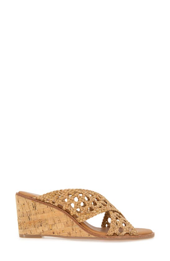 Shop Andre Assous Bryana Wedge Sandal In Natural