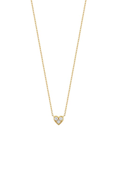 Bony Levy Simple Obsession Diamond Heart Pendant in 18K Yellow Gold at Nordstrom