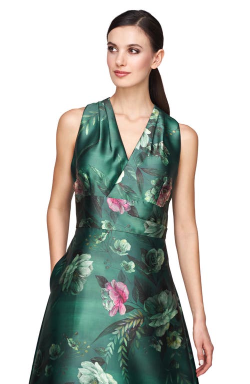 Shop Kay Unger Rosalind Gown In Light Emerald