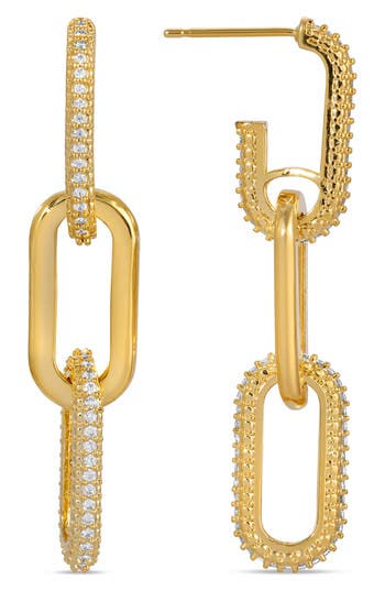 Eye Candy Los Angeles Alicia Drop Earrings In Gold