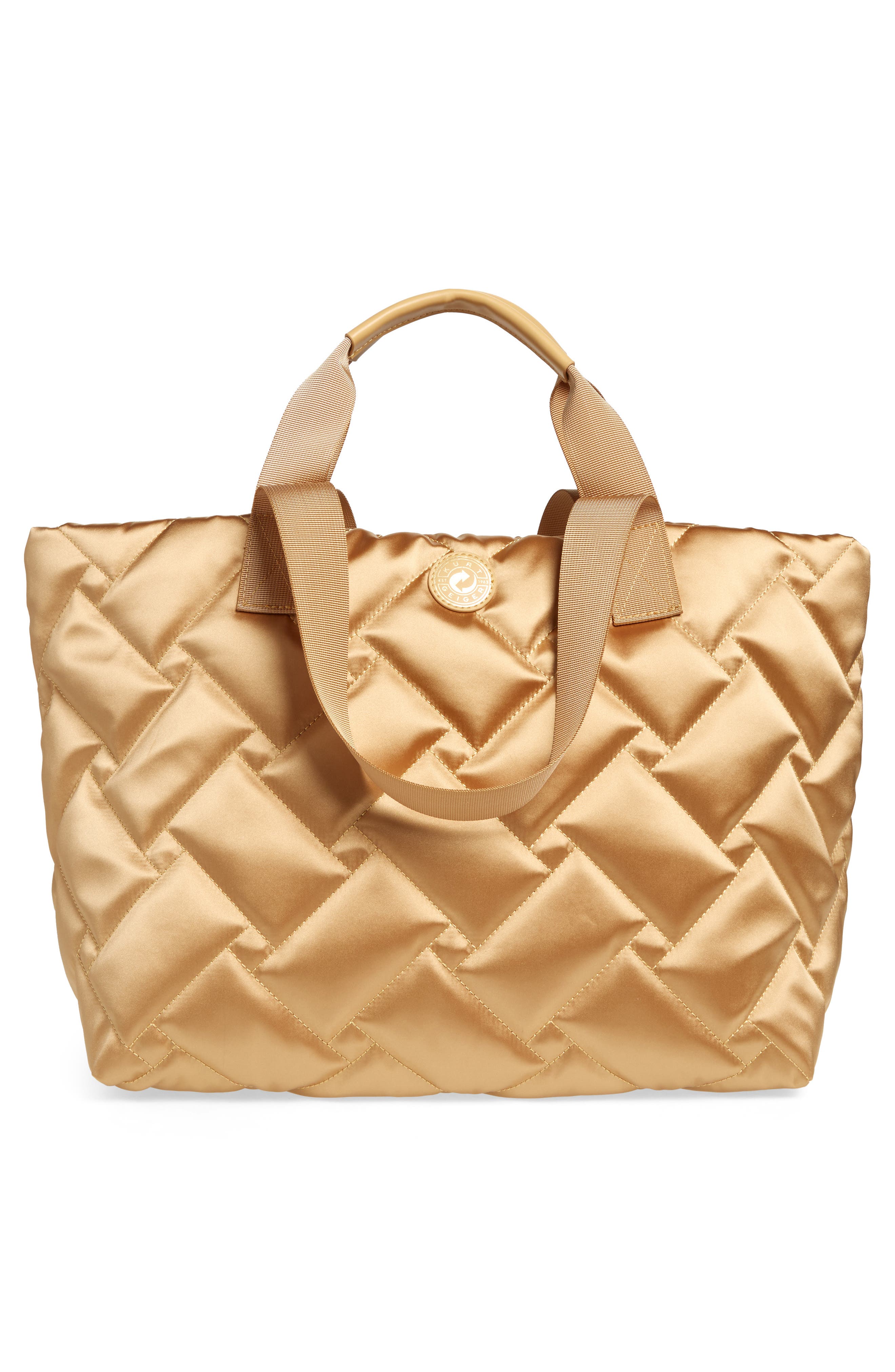 Kurt Geiger Striped Canvas Tote Bag