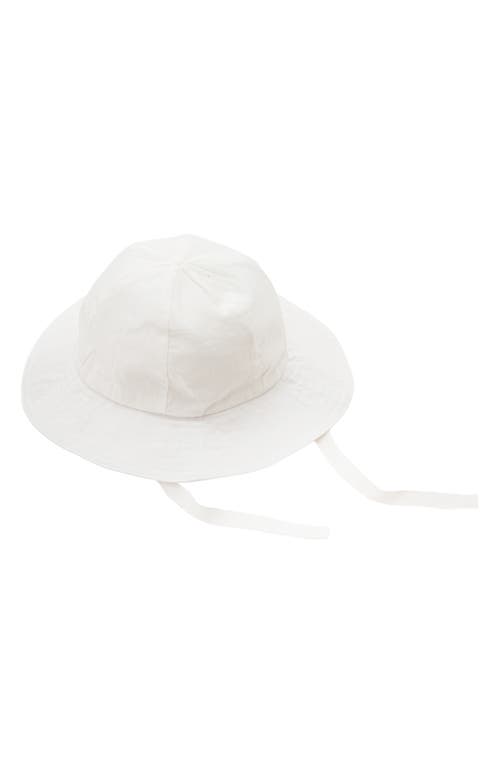 Under the Nile Cotton Poplin Sun Hat in White at Nordstrom