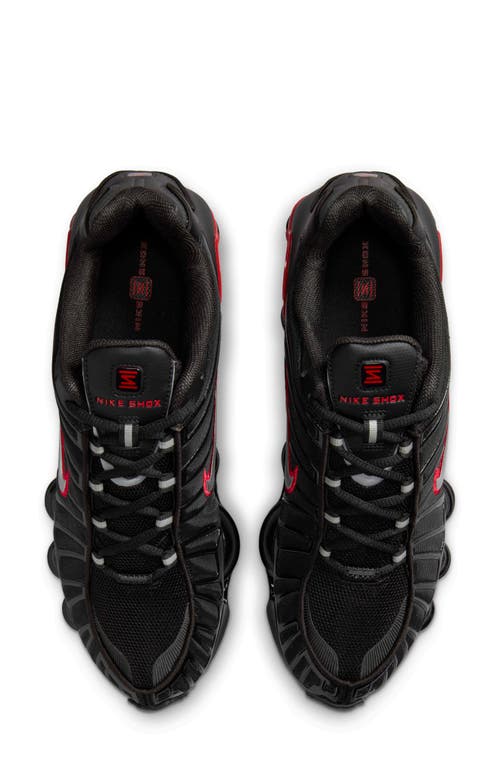 Shop Nike Shox Tl Sneaker In Black/red/silver